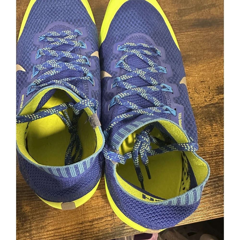 Nike Free HyperFeel Trail Running Shoes Mens Size 11.5 Sneakers 616247-403 Blue - Picture 7 of 11